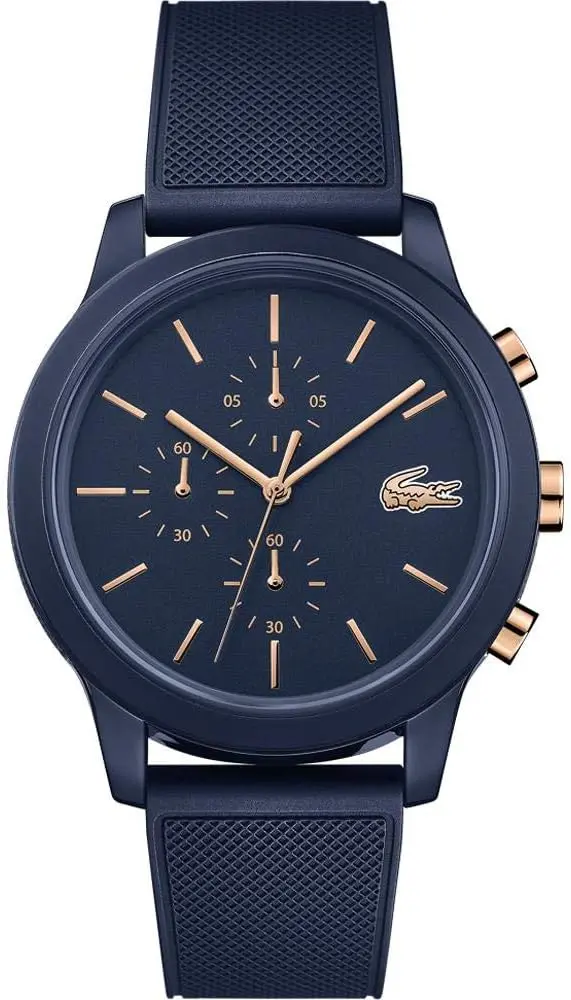 Lacoste Reloj Cronógrafo para Hombres de Cuarzo con Correa en Silicona 2011013 