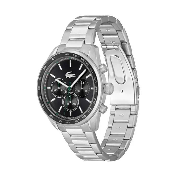 Reloj cronógrafo de acero inoxidable Boston