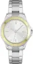 Lacoste Reloj Analógico de Cuarzo para Mujer con Correa en Acero Inoxidable Plateada - 2001222
