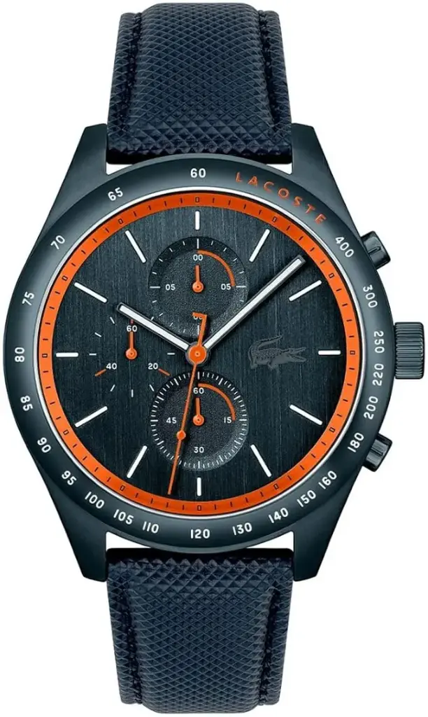 Lacoste Apext Reloj para Hombre Analógico de Cuarzo con Brazalete de Piel de Vaca 2011297