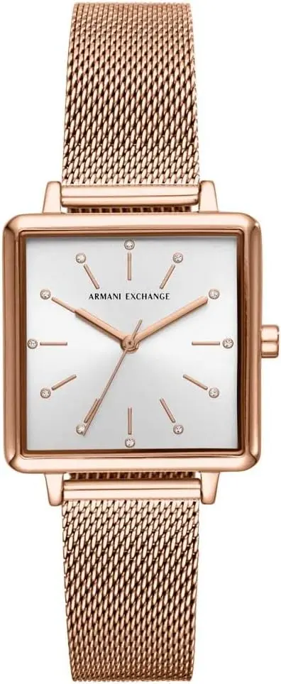 Armani Exchange Reloj Analogico para Mujer de Cuarzo con Correa en Acero inoxidable
