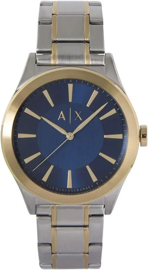 Armani Exchange Nico Blue/Yellow gold toned steel - AX2332