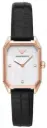 Emporio Armani Gioia Reloj de cuarzo con esfera de nácar y correa de cuero negro para mujer - AR11390