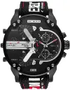 Diesel Mr. Daddy 2.0 Reloj de cuarzo con esfera negra y correa de nailon negro para hombre - DZ7433