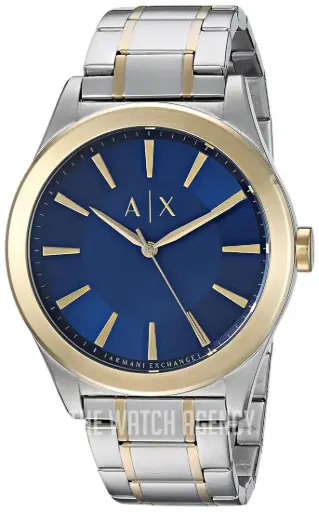 [AX2332] Armani Exchange Nico Blue/Yellow gold toned steel - AX2332