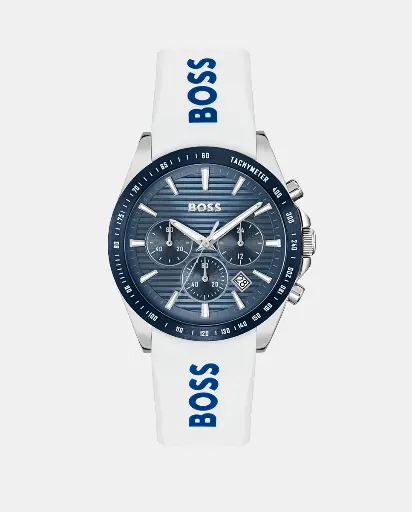 [1514238] Reloj de hombre Strike Chrono 1514238 de silicona blanco 