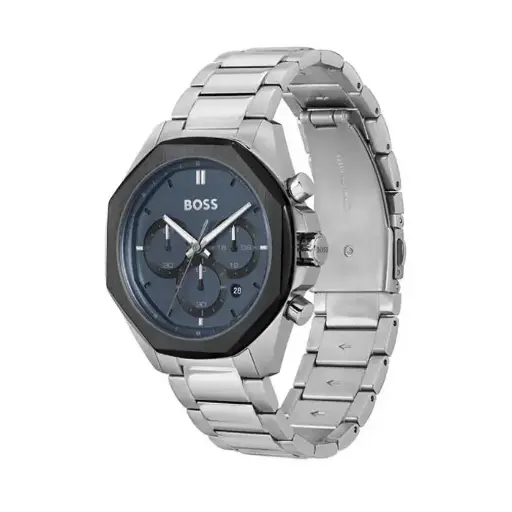 [1514015] Reloj Boss Cloud Plateado y Azul - 1514015